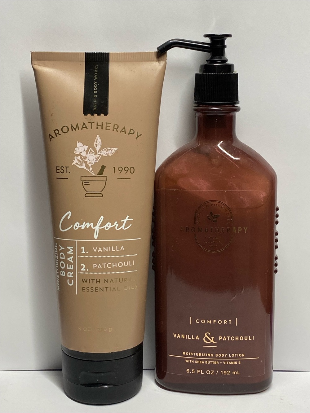 Bath and Body Works Comfort Vanilla & Patchouli Aromatherapy body Lotion & cream